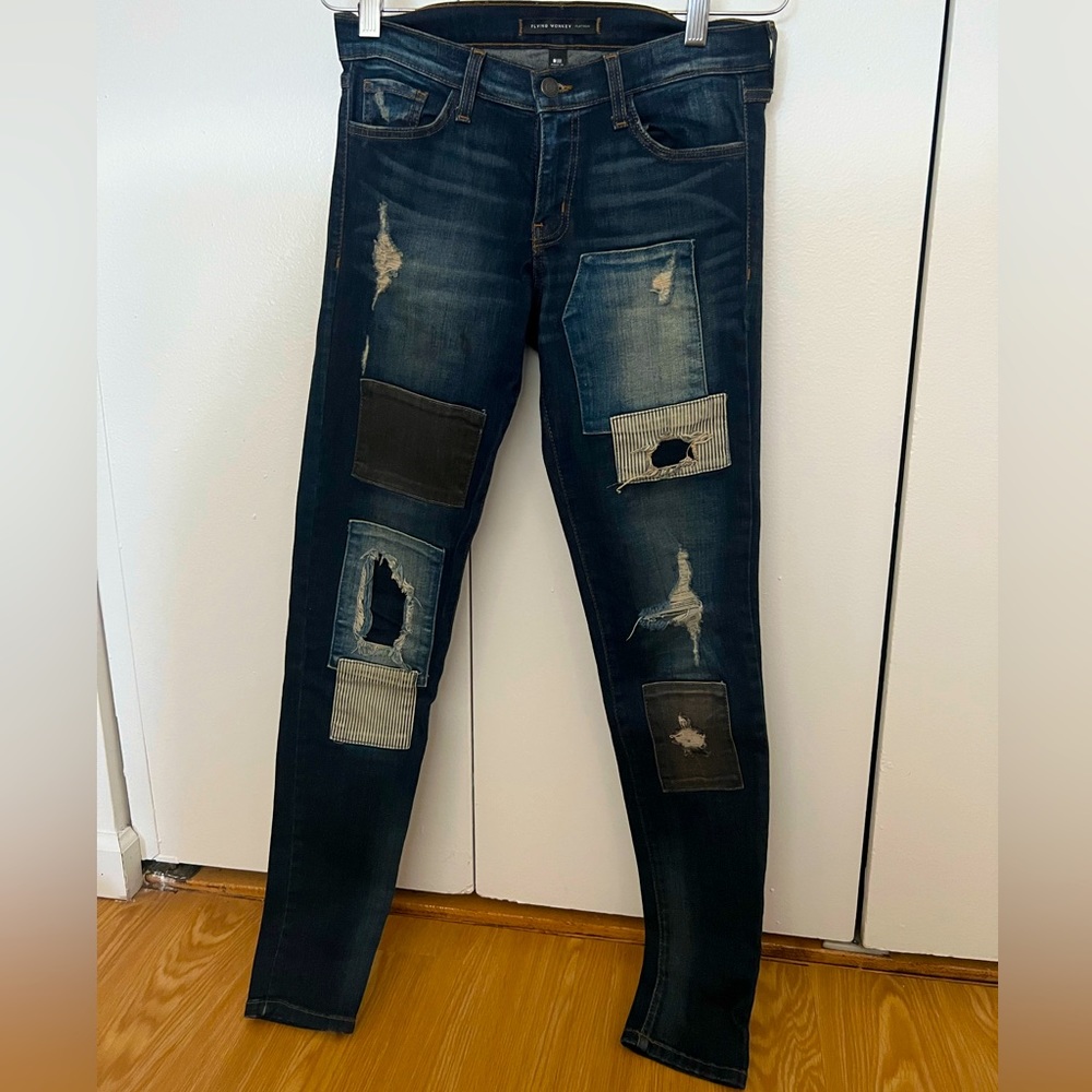 FLYING MONKEY PATCHWORK JEANS